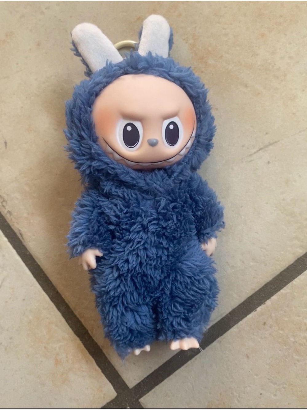 Plush Blue Bunny-Look Character Toy - Kids Soft Figure